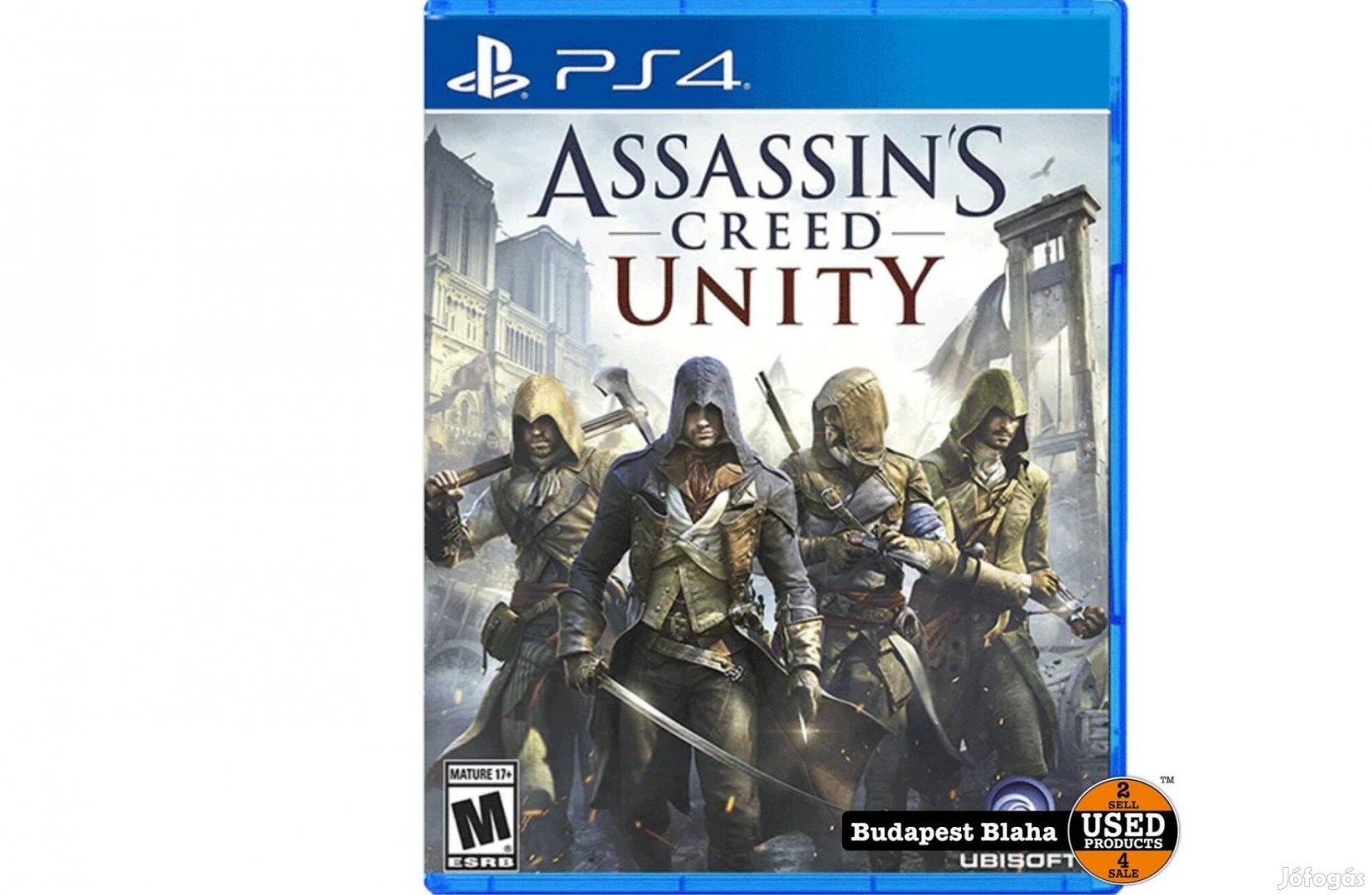 Assassins Creed Unity - PS4 játék