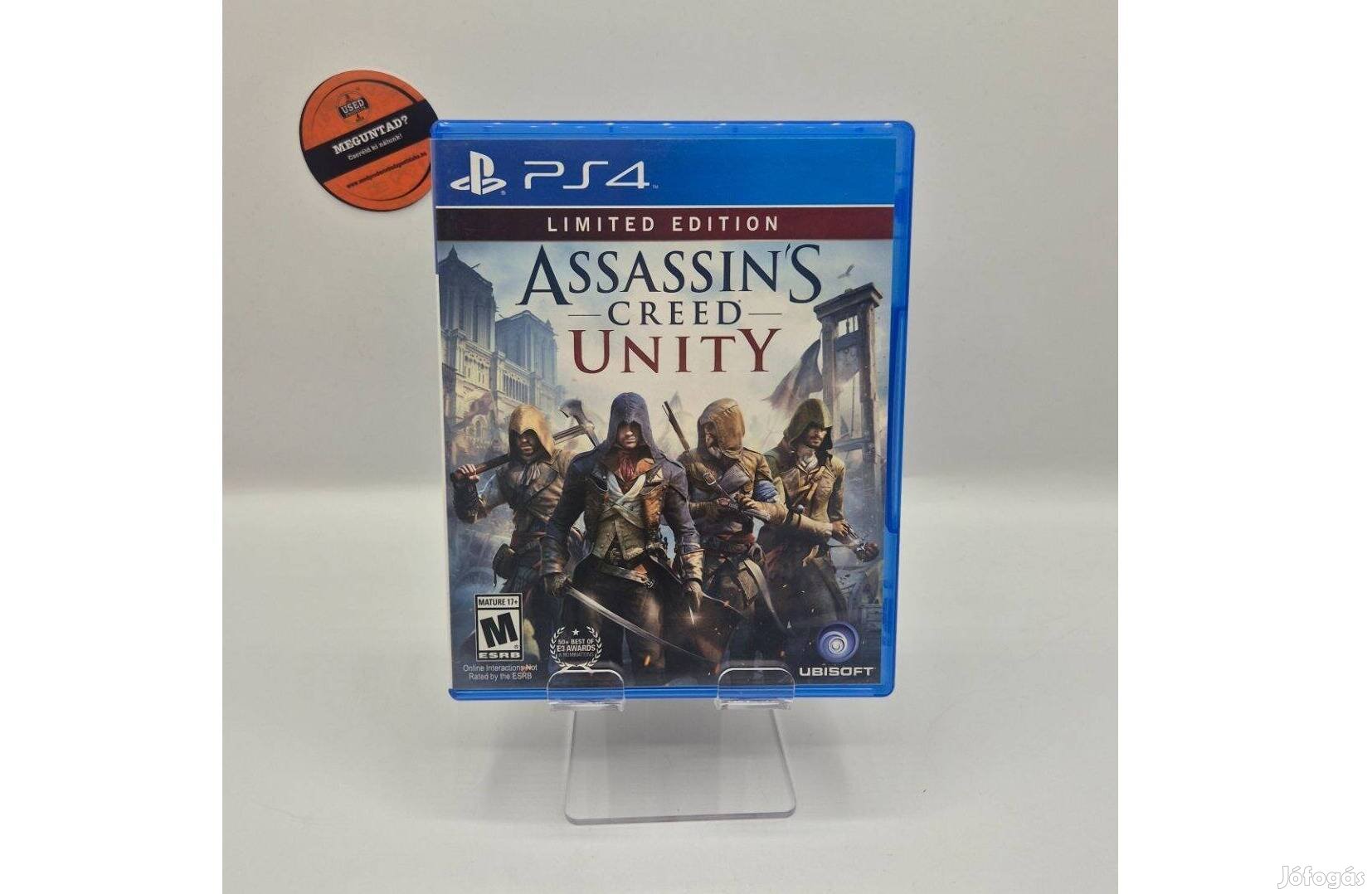 Assassins Creed Unity - PS4 játék, használt, Akciós