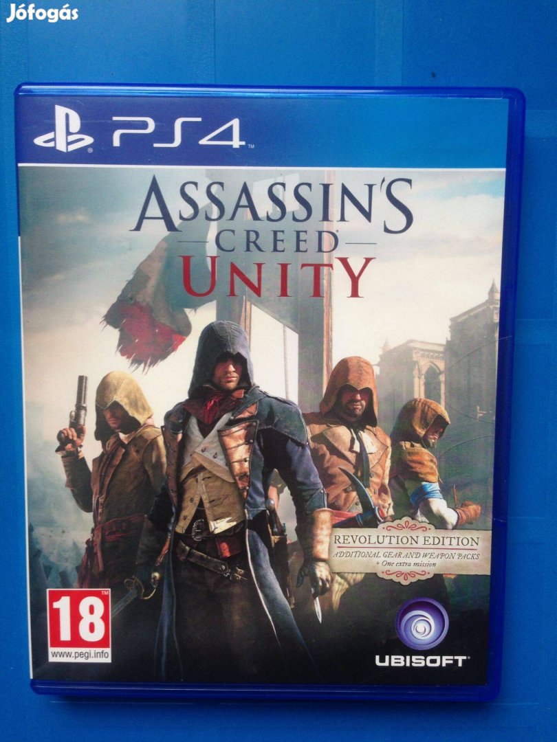 Assassins Creed Unity ps4-PS5 játék eladó-csere "