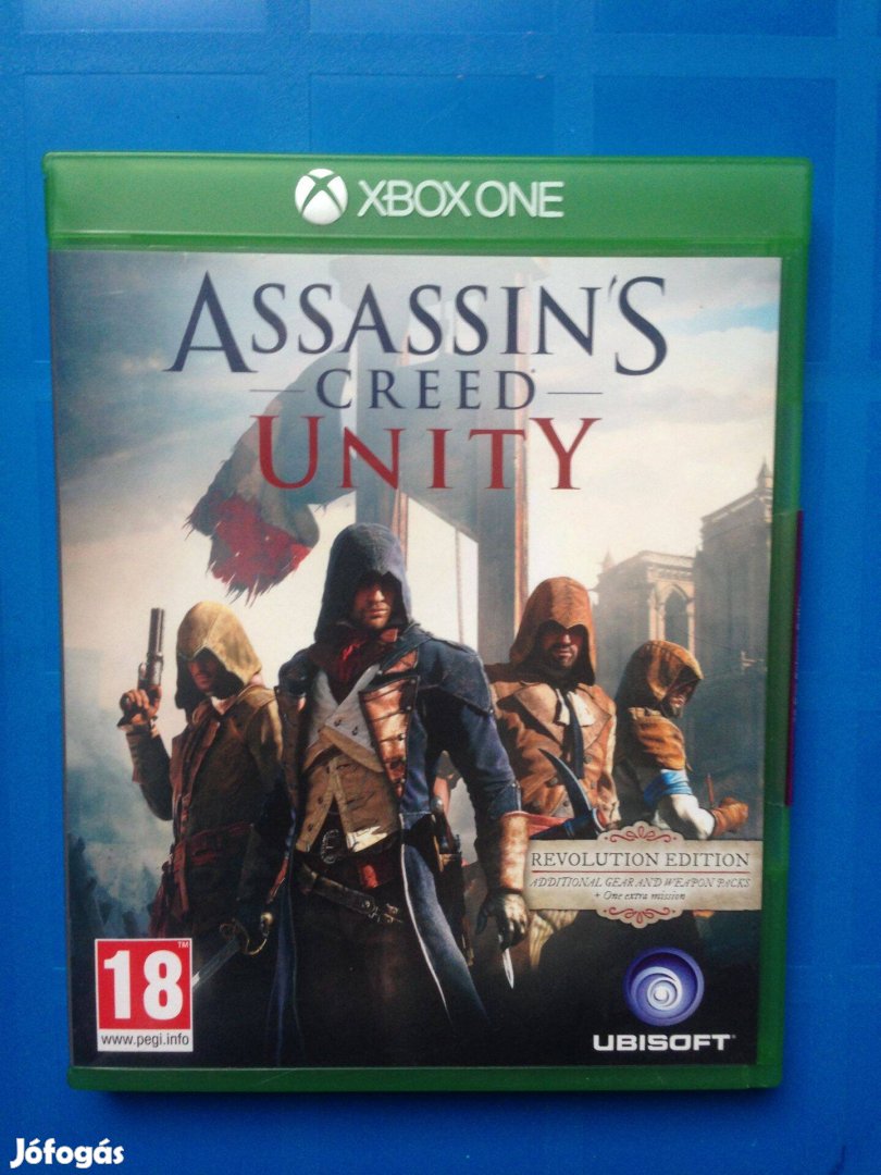 Assassins Creed Unity xbox one-series x játék,eladó-csere"