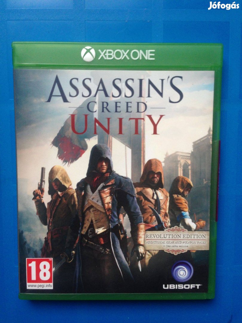 Assassins Creed Unity xbox one-series x játék,eladó-csere"