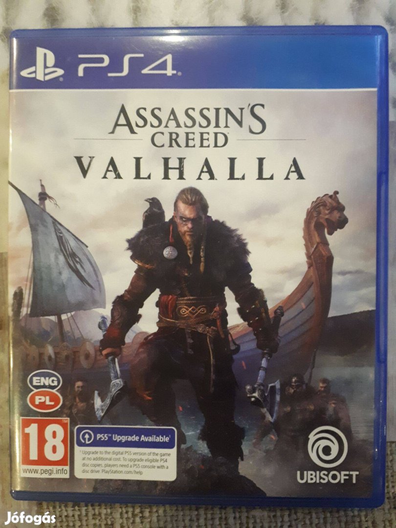 Assassins Creed Valhalla ps4-PS5 játék eladó-csere "