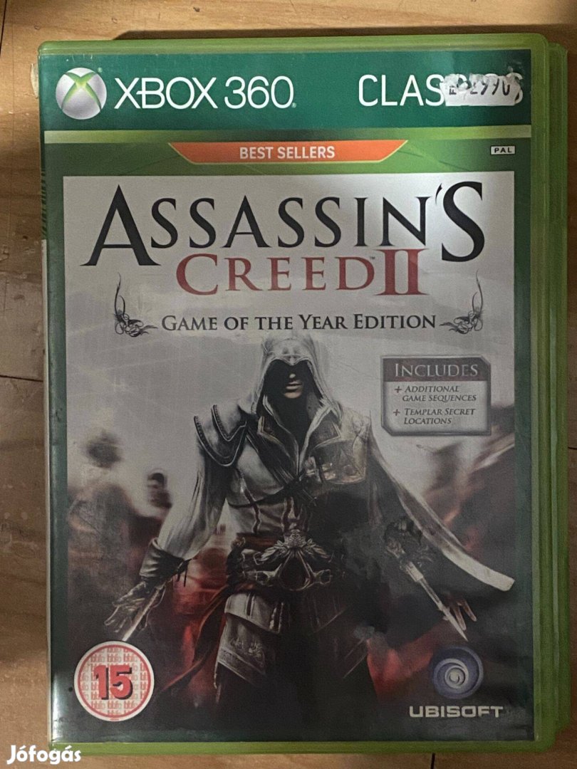 Assassins creed II xbox 360 játék