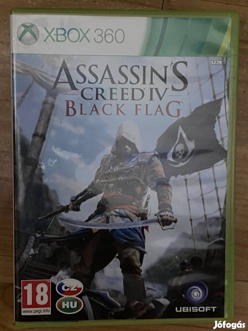 Assassins creed IV black flag xbox 360 játék