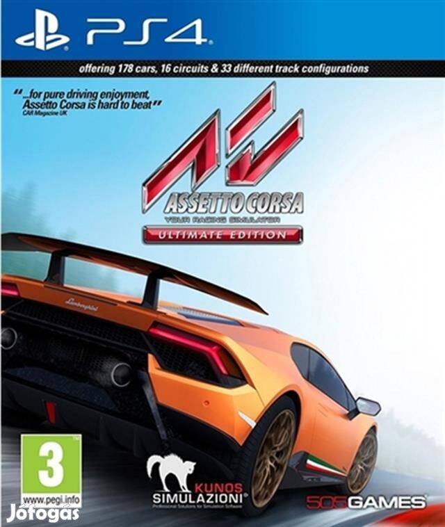 Assetto Corsa Ultimate Edition PS4 játék