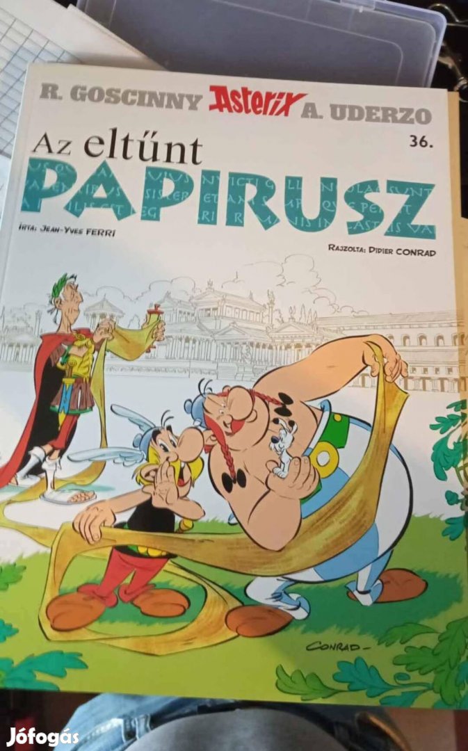 Asterix: Az eltűnt papirusz képregény