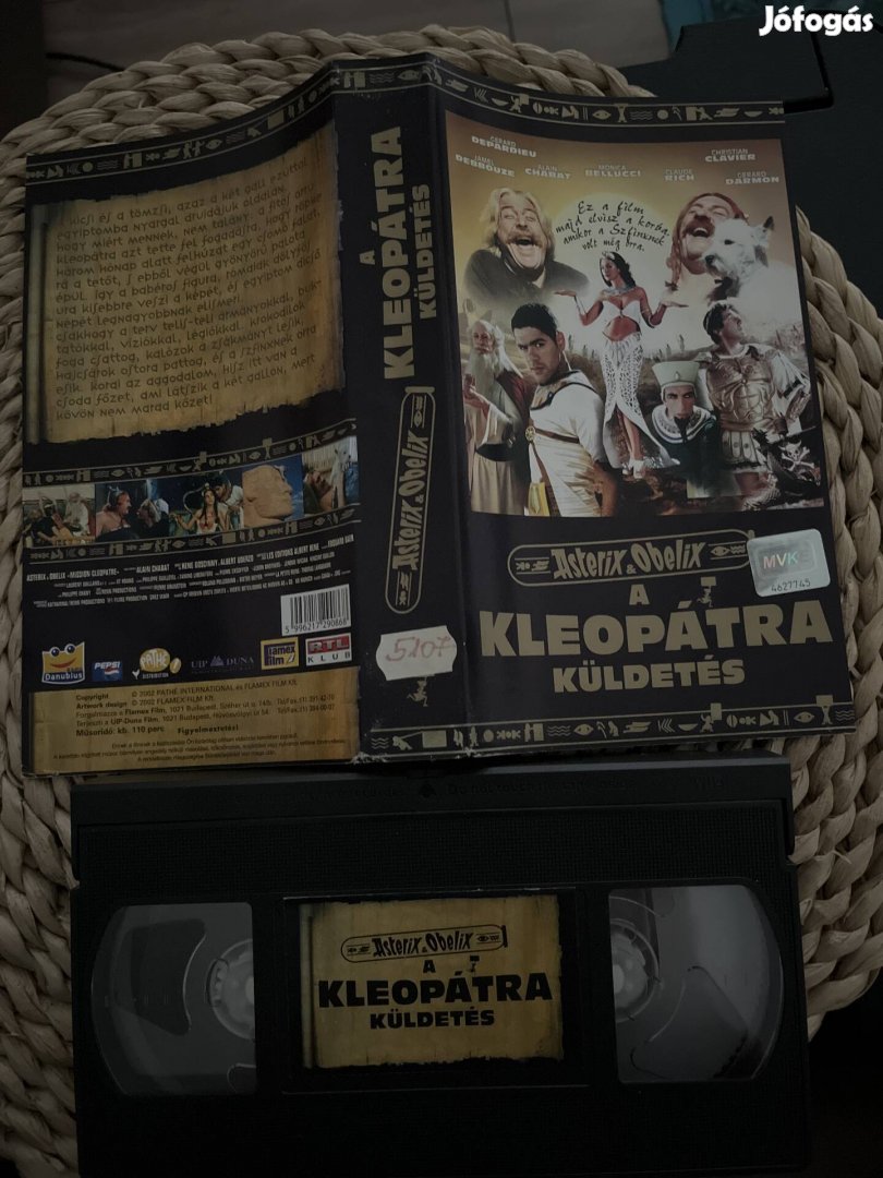 Asterix a kleopátra küldetés vhs