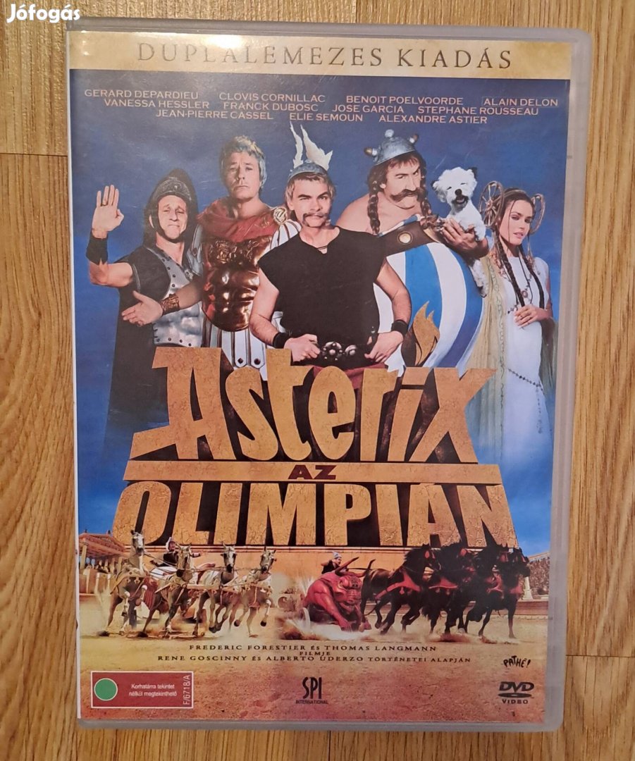 Asterix az Olimpián Duplamezes extra kiadás+ajándék képkoca DVD