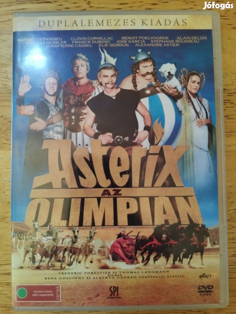 Asterix az Olimpián duplalemezes újszerű dvd 
