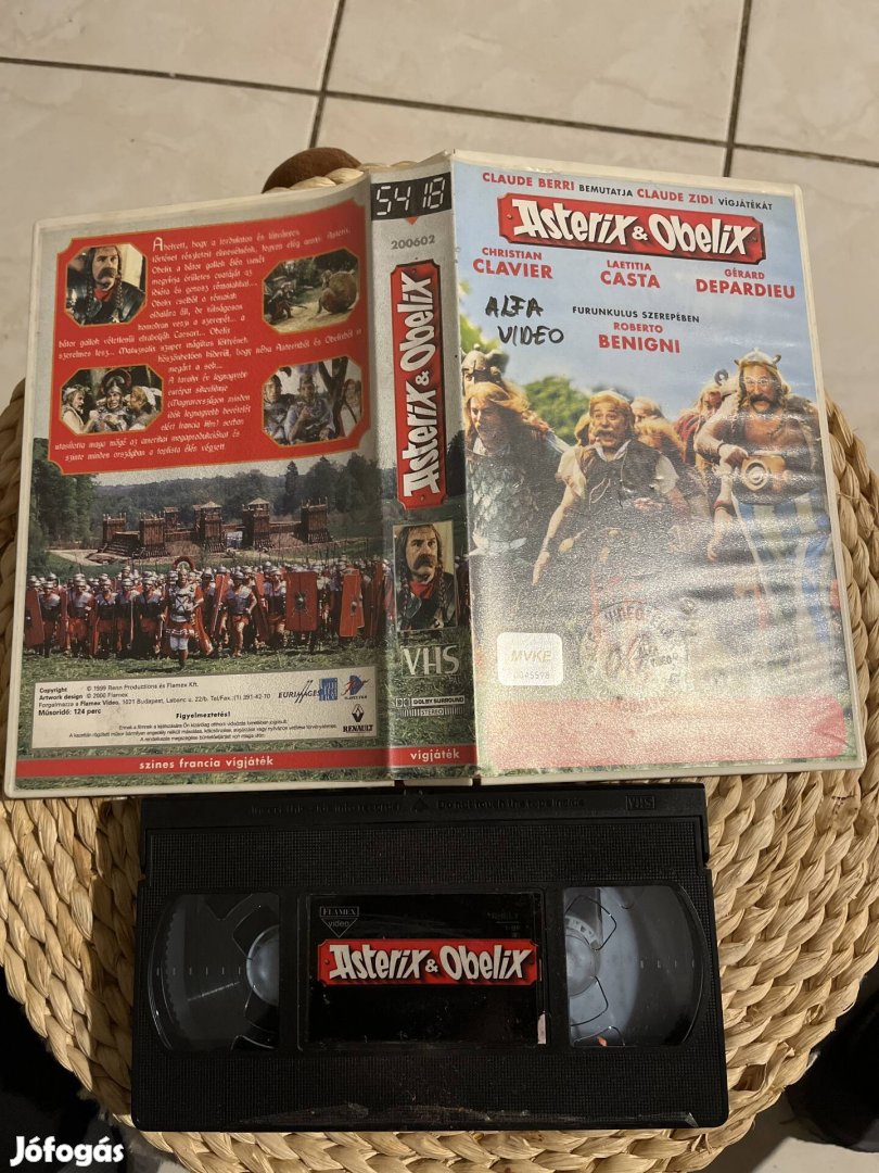 Asterix és obelix vhs film