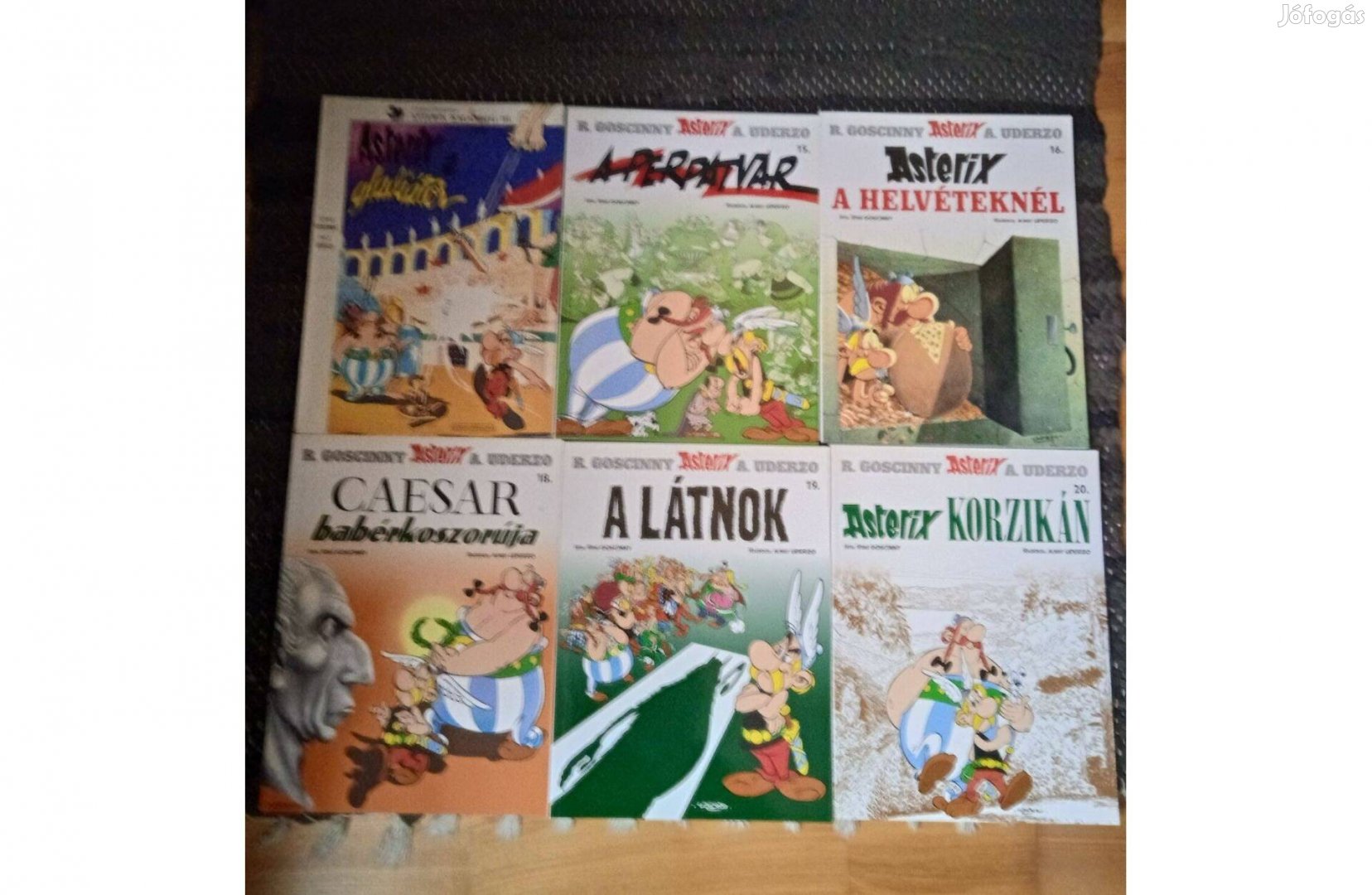 Asterix képregény kiadványok