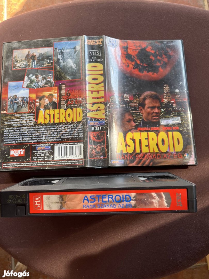 Asteroid akció vhs