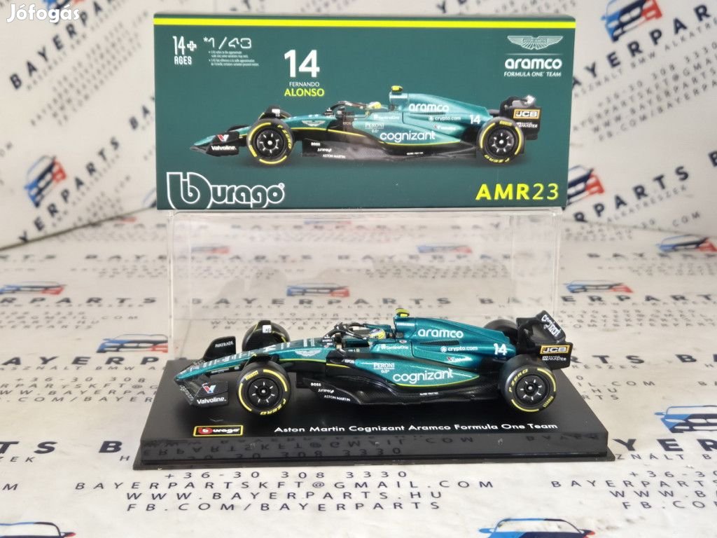 Aston Martin AMR23 F1 #14 (2023) - Fernando Alonso - PILÓTÁVAL -  Bbu