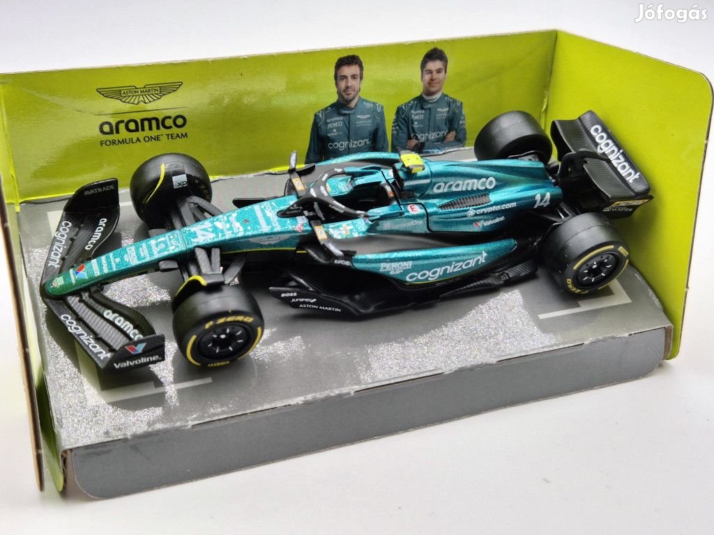 Aston Martin AMR23 F1 #14 (2023) - Fernando Alonso -  Bburago - 1:43