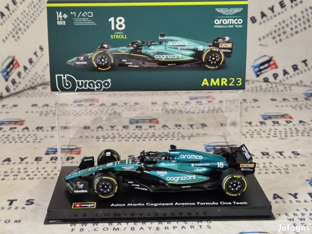 Aston Martin AMR23 F1 #18 (2023) - Lance Stroll - PILÓTÁVAL -  Bburag