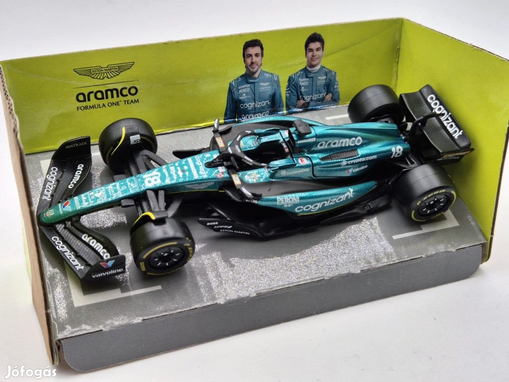 Aston Martin AMR23 F1 #18 (2023) - Lance Stroll -  Bburago - 1:43