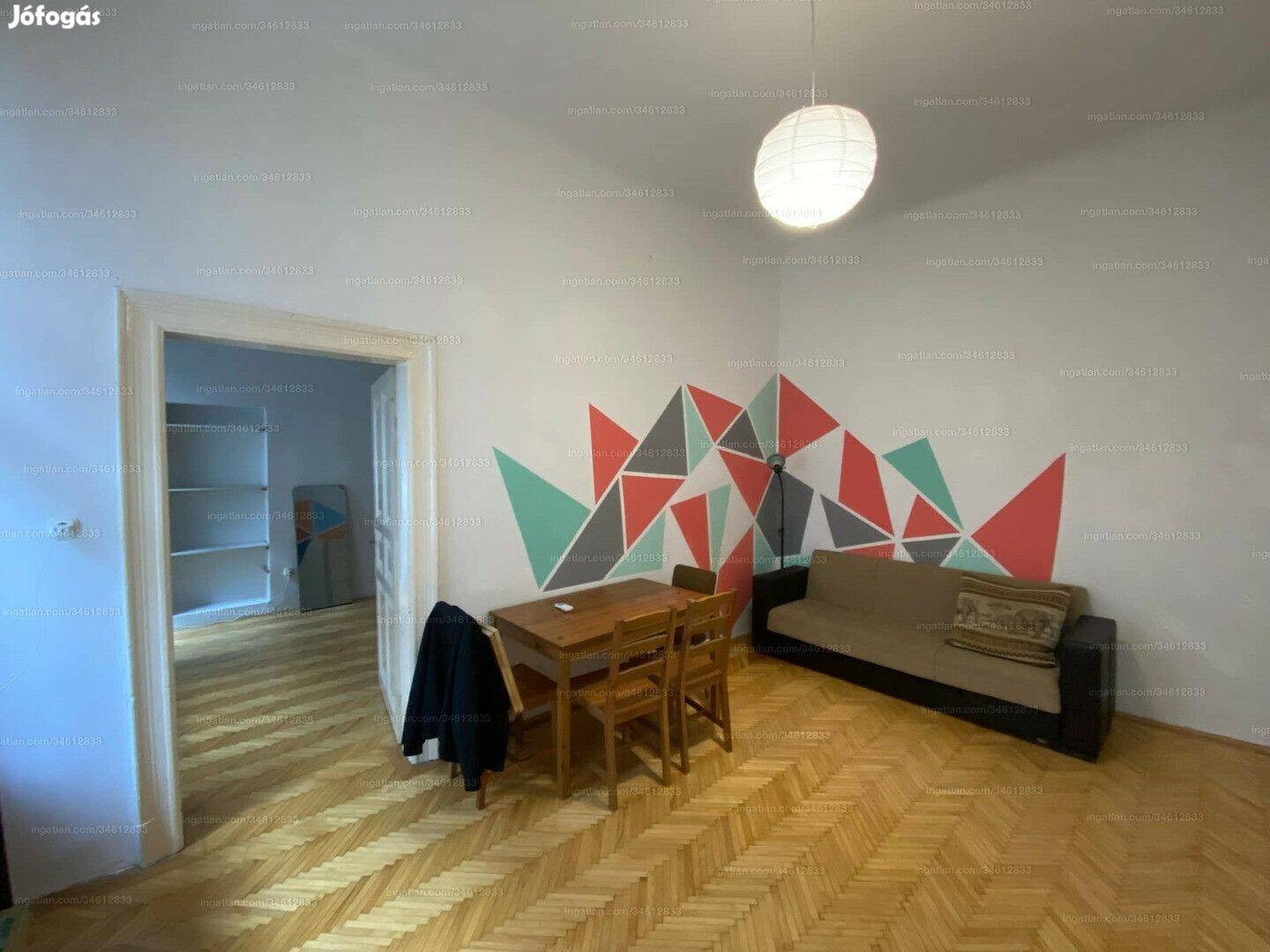 Astoriánál 2,5 szob.fiatalos Bútorozott lakás