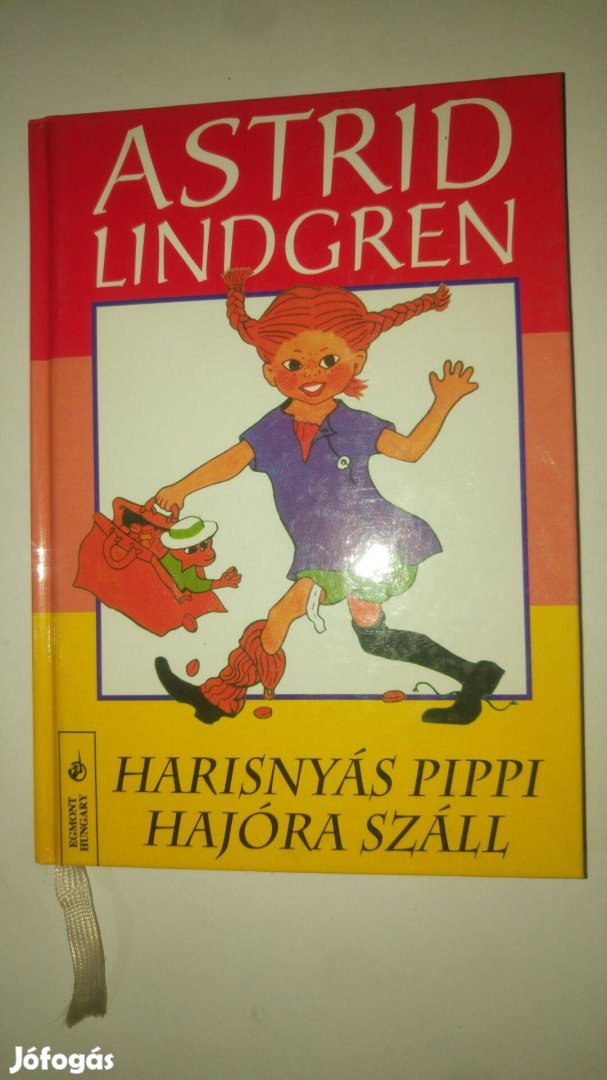 Astrid Lindgren Harisnyás Pippi hajóra száll