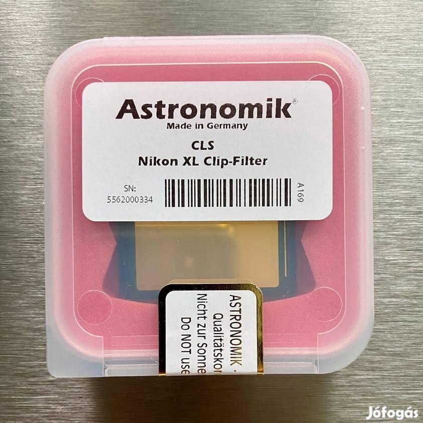 Astronomik CLS szűrő astro fotó fényszennyezés clearsky Nikon D850