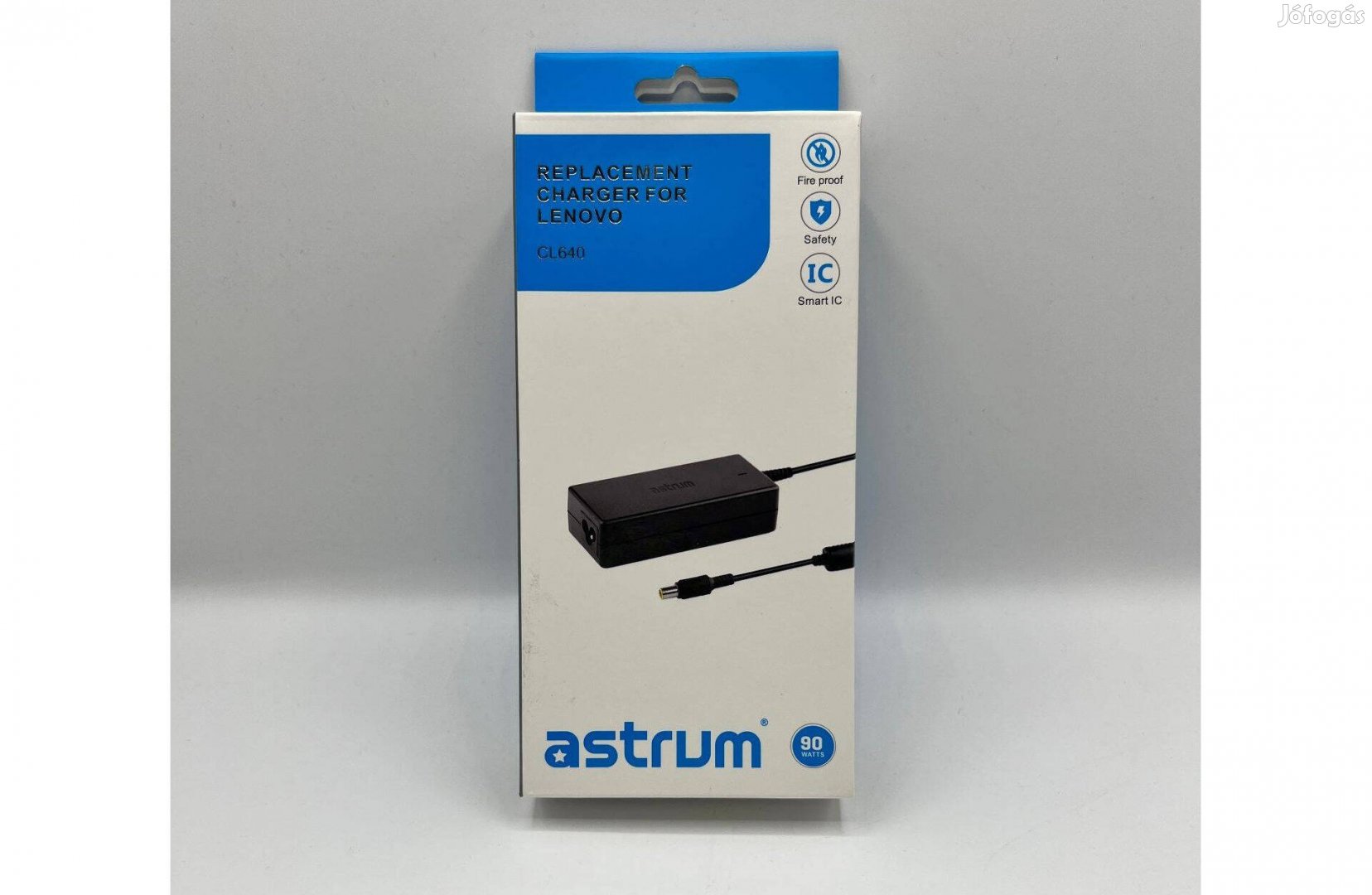 Astrum CL640 (CH-LN90WB) Lenovo laptop töltő, fekete, új, Akciós