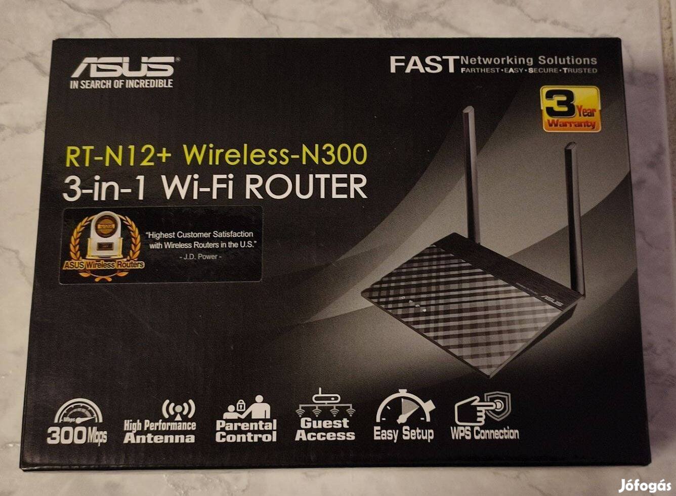Asus 3-in-1 WIFI Router dobozában