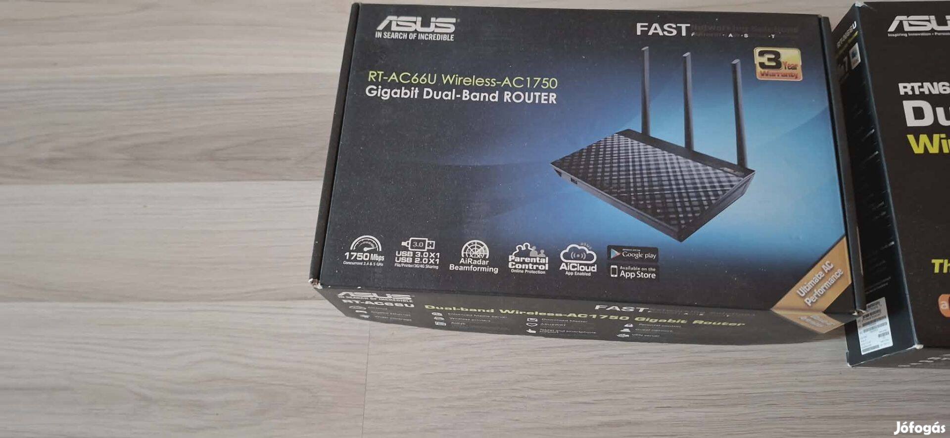 Asus 4 sávos routerek kis hibásak ,dobozukban eladóak