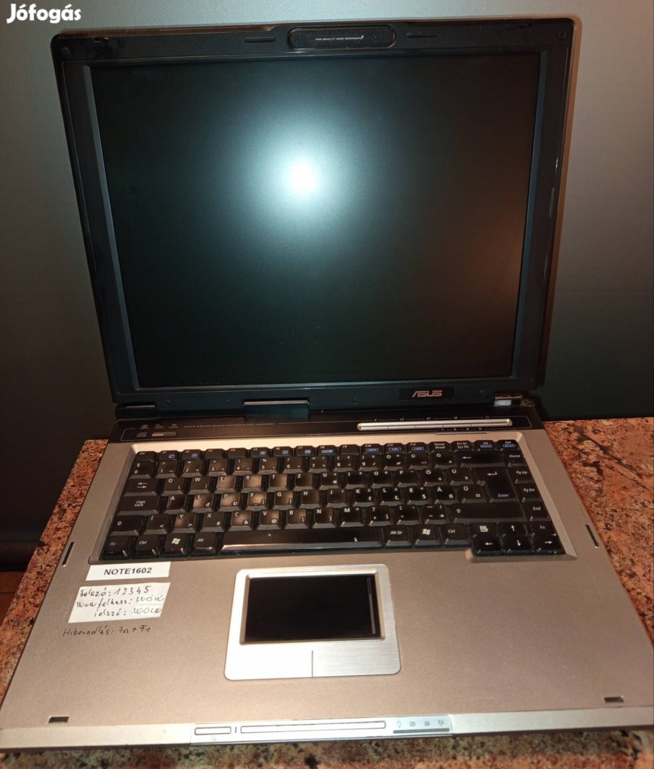 Asus A6000 notebook laptop Alkatrésznek