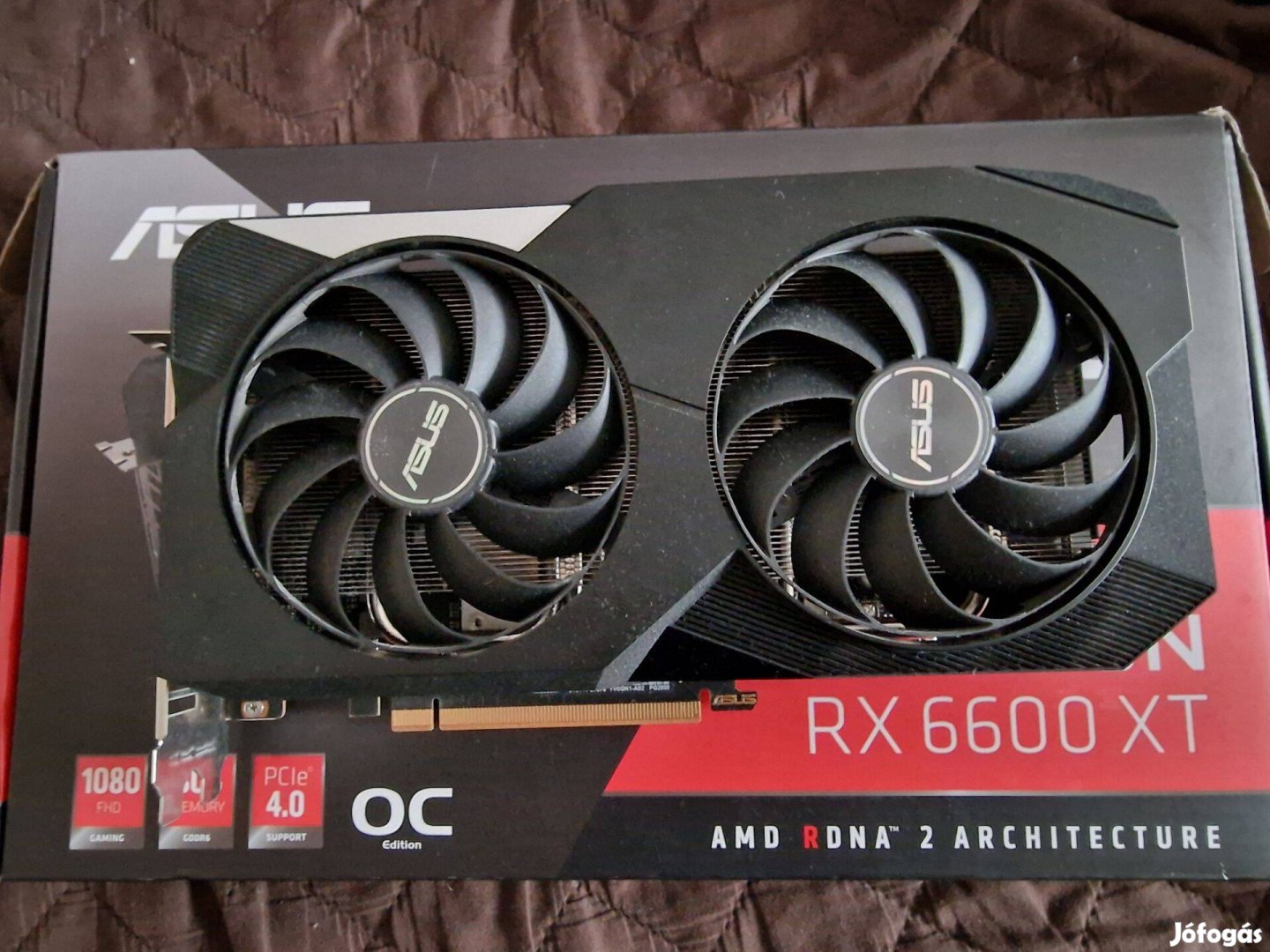 Asus AMD Radeon RX 6600 XT videókártya