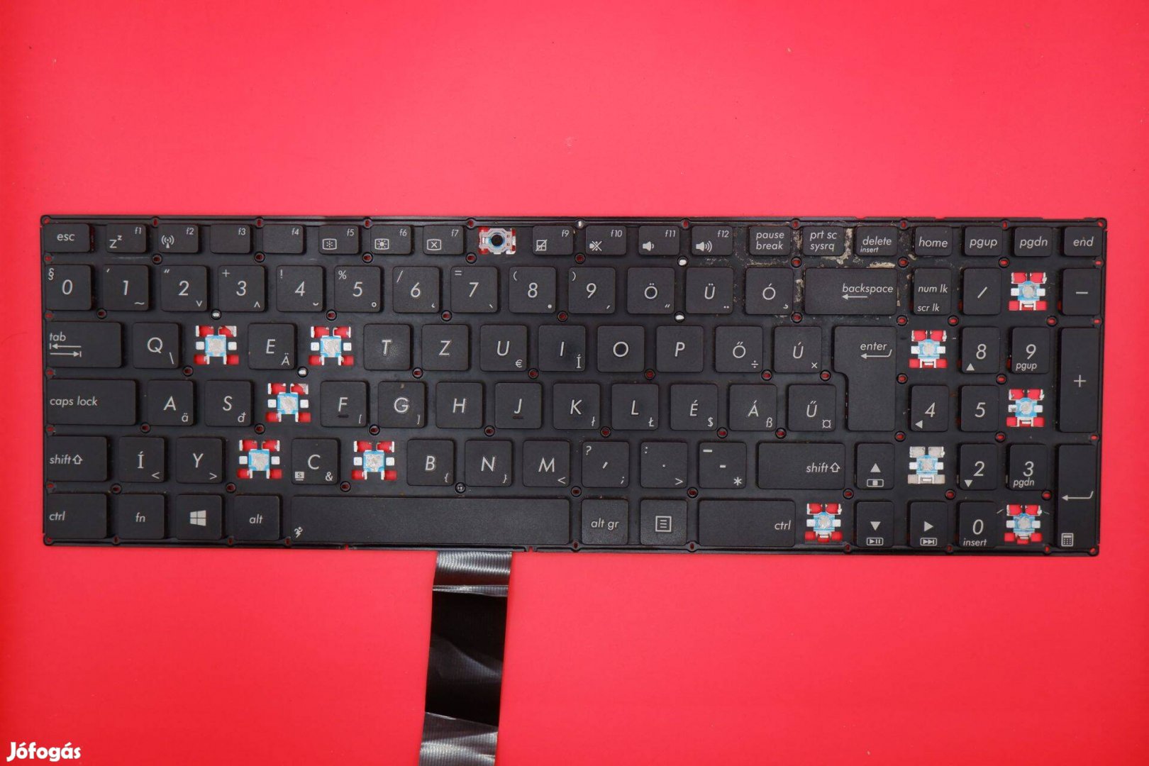 Asus AX501 laptop billentyűzet gomb MP-11N66HU-920W