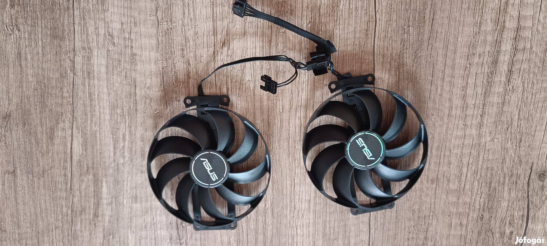 Asus DUAL Rtx 88mm videókártya hűtő ventilátor RGB világítás csatlakoz