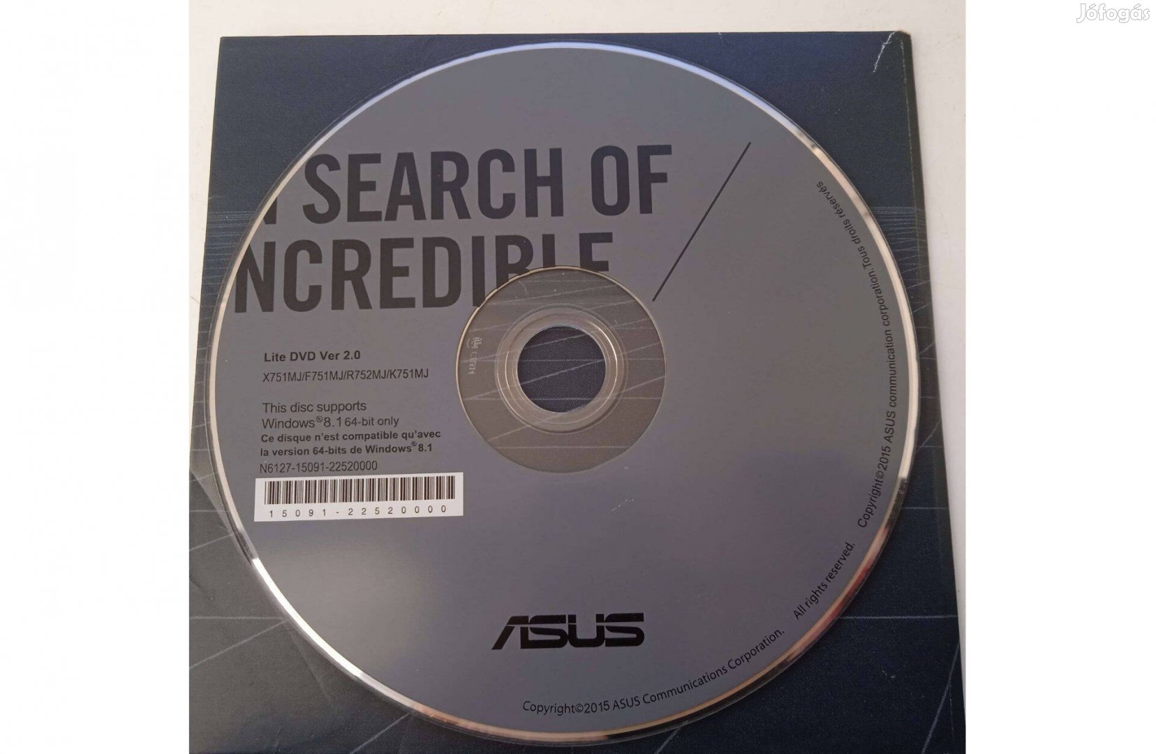 Asus DVD , karcmentes