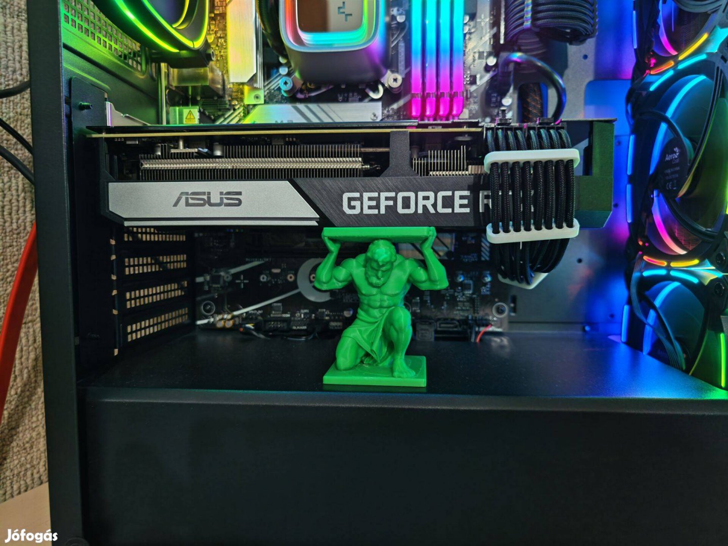 Asus Dual Rtx 3070 8GB hibátlan új paszta padok Kiváló