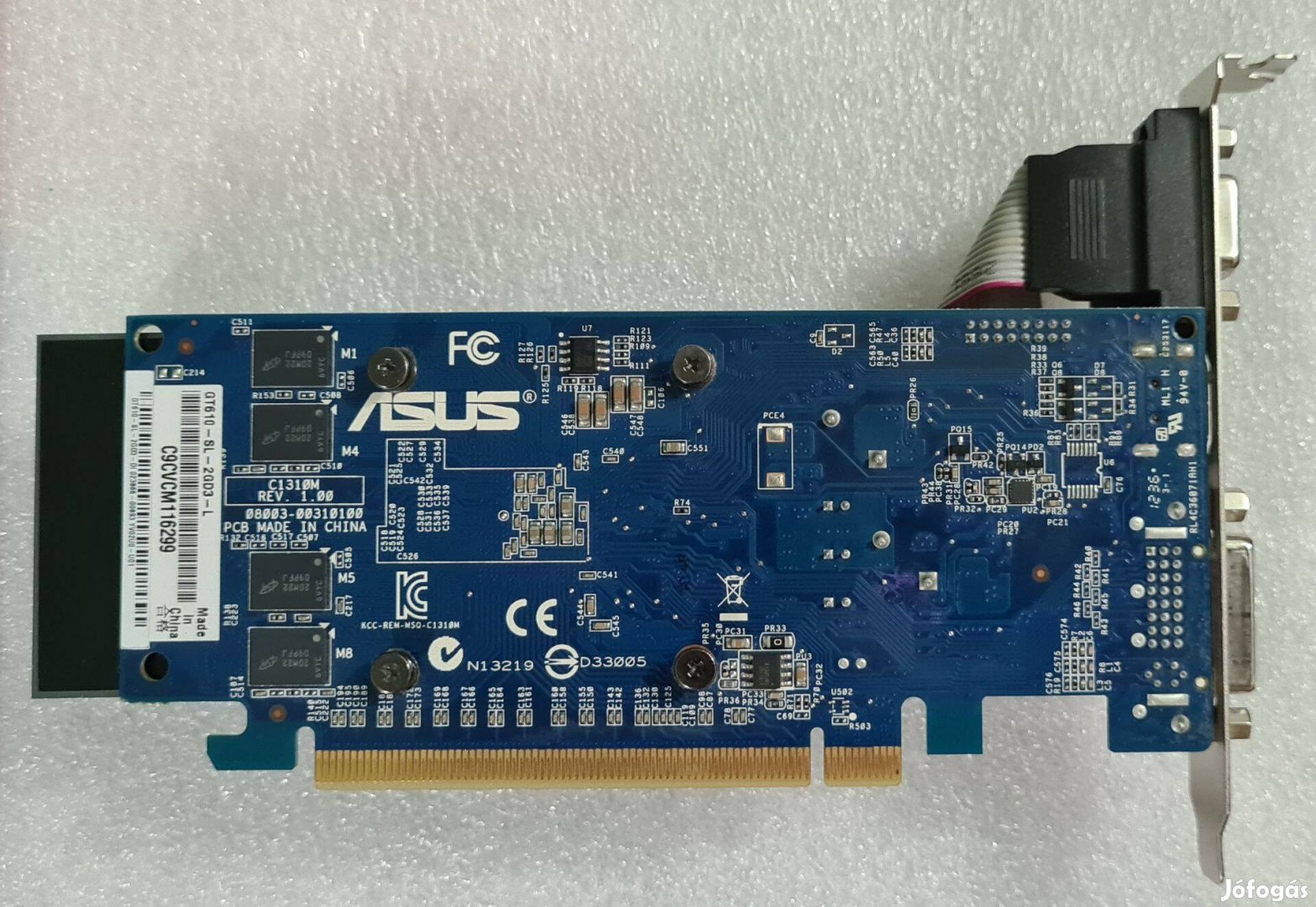 Asus GT610-SL-2GD3-L PCI-E videokártya