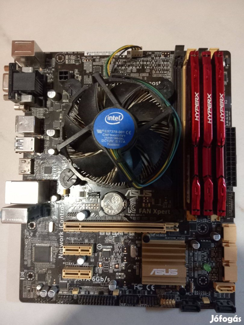 Asus Haswell 1150 alaplap + i5 processzor + DDR3 ram