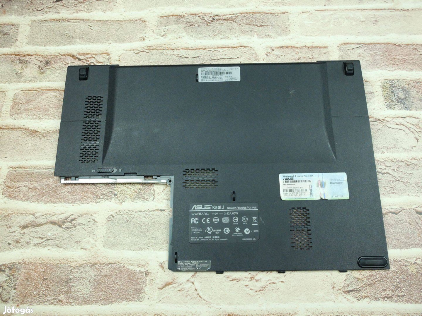 Asus K50 K60 P50 Pro5DA laptop alsó burkolat 13N0-Eja09010