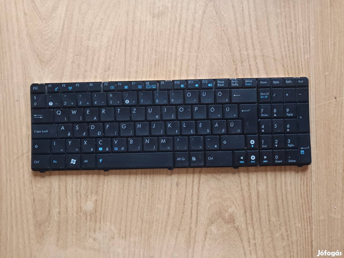 Asus K70AE K70IC K51AC K51AE K60IJ K60IN K61IC K70AB K70Ad billentyűze