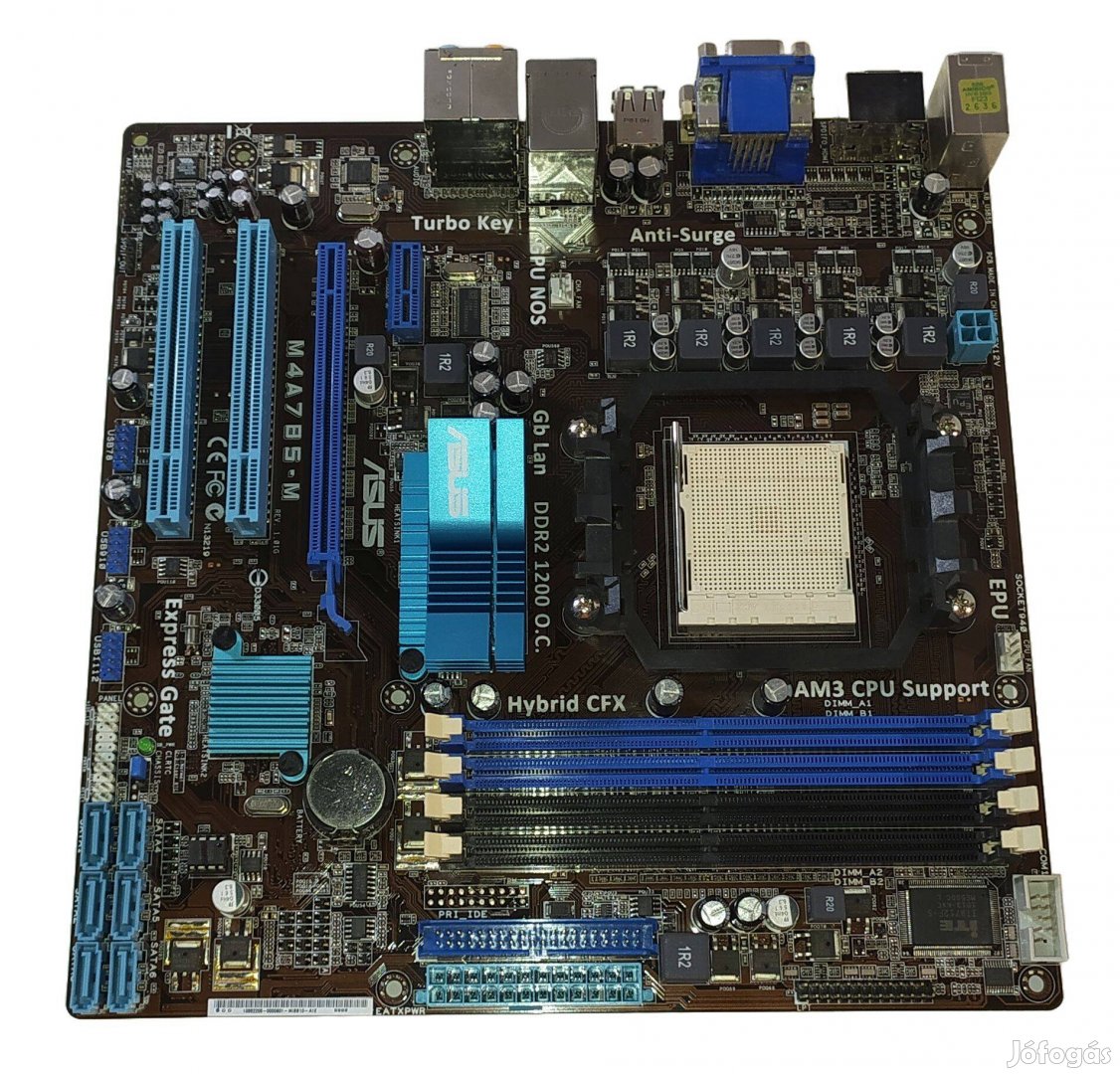 Asus M4A785-M alaplap AM2 / AM2+ / AM3