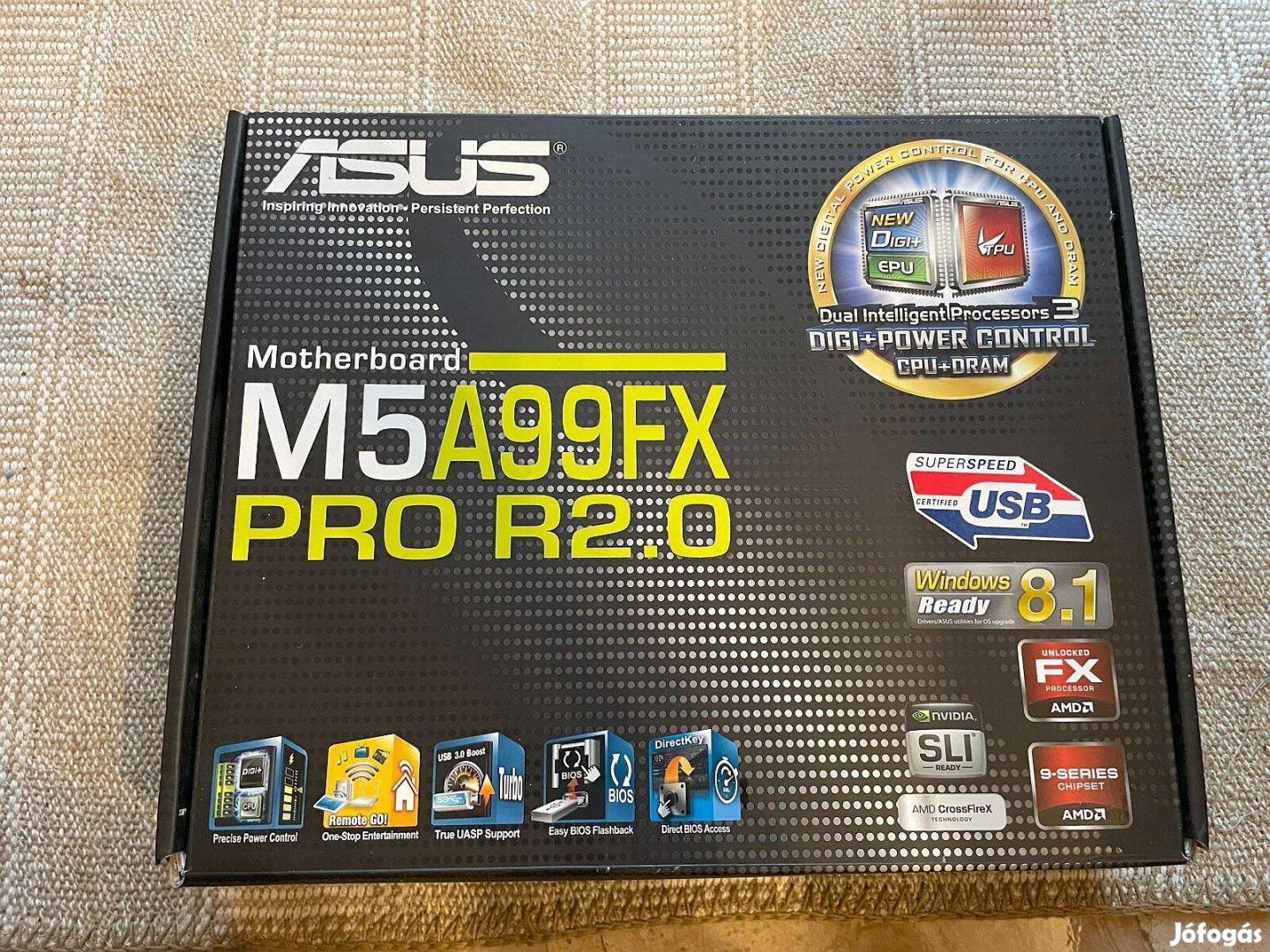 Asus M5A99FX Pro R2.0 AM3+ dobozos alaplap