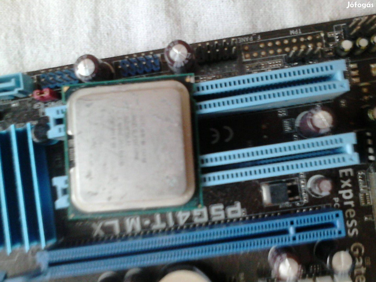 Asus P5G41T-M LX + E-6600 processzor+Intel hütő+1gb 1333 as ram