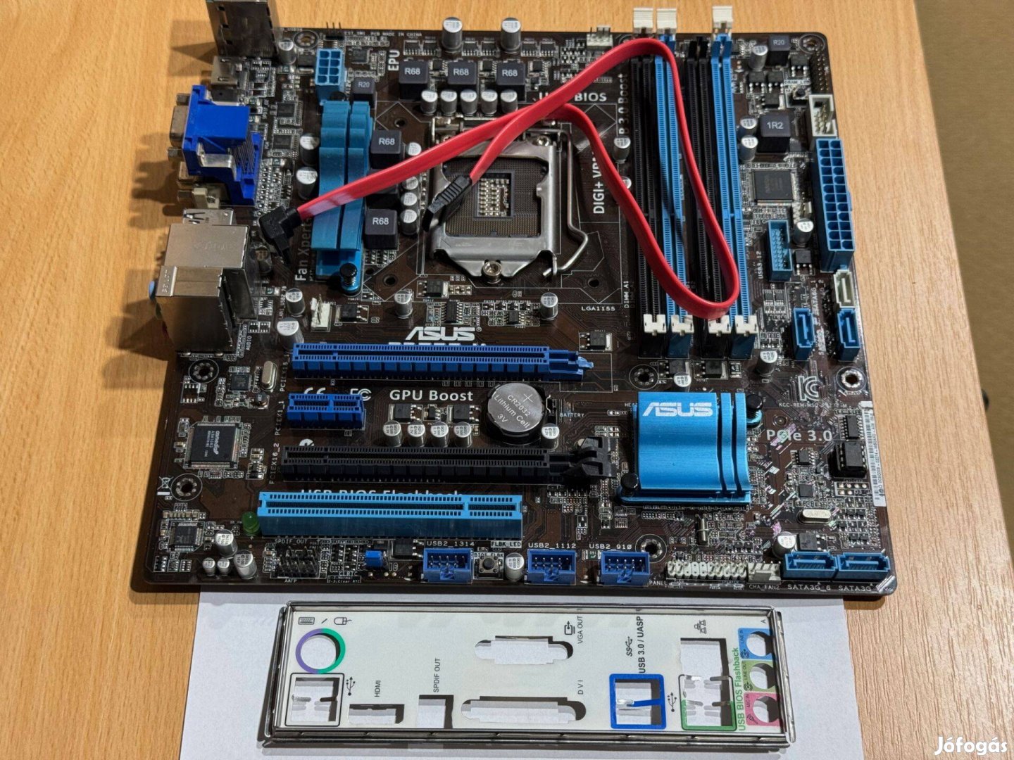 Asus P8 Z77M alaplap (hibás) + hátlap