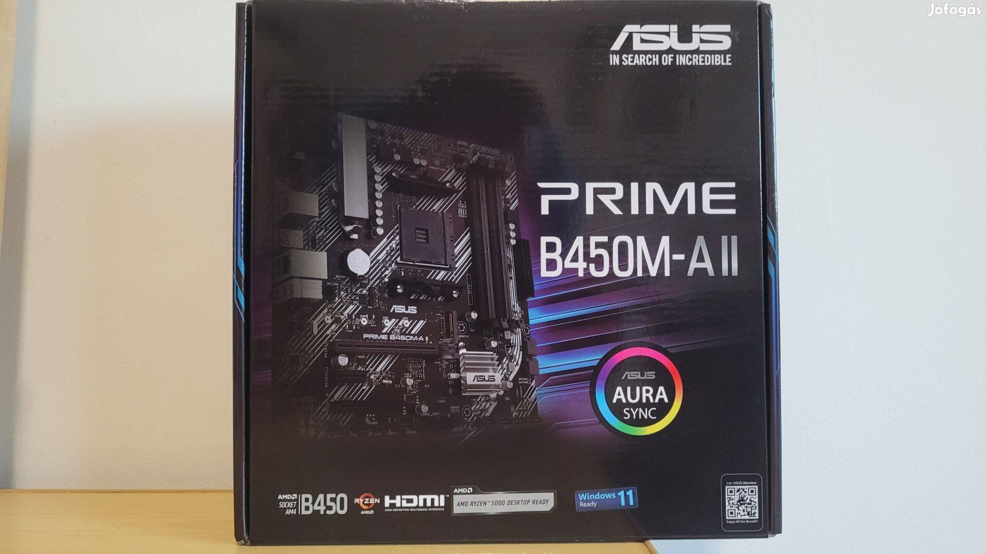 Asus PRIME B450M-A II Alaplap, DDR4, AM4