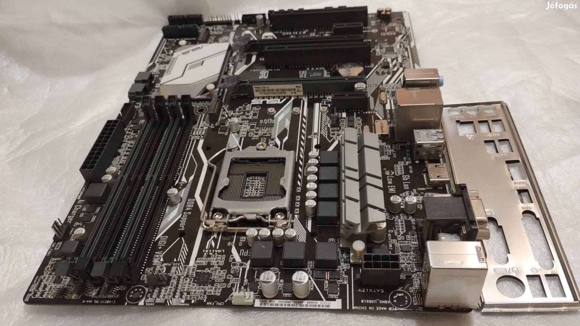 Asus PRIME Z270-K DDR4 LGA1151 Alaplap