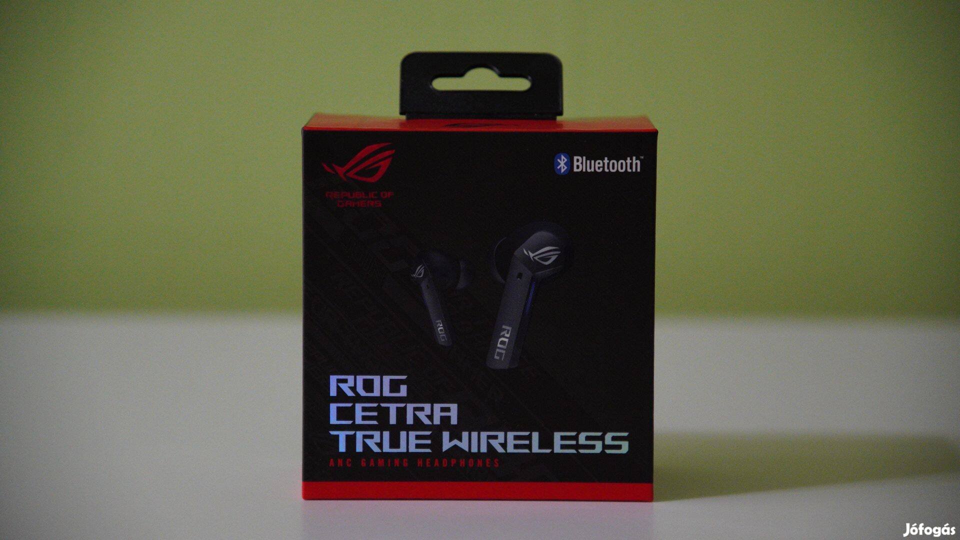 Asus ROG Cetra True Wireless ANC fekete gamer bluetooth fülhallgató