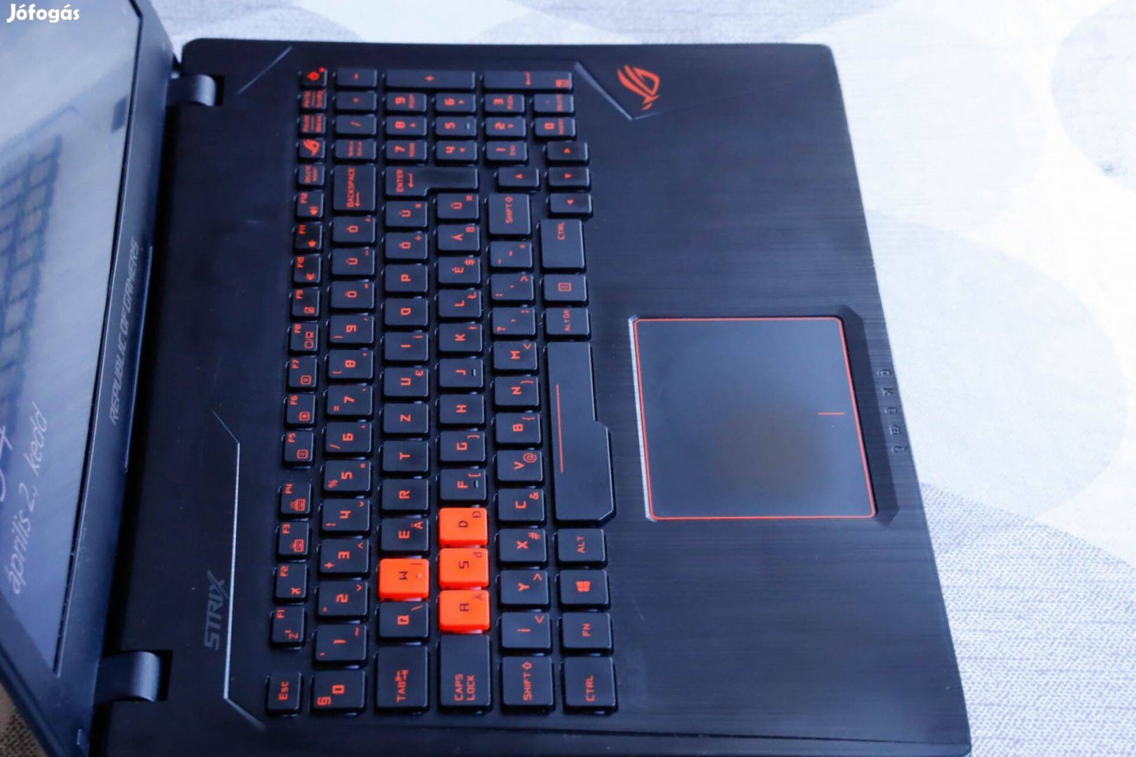 Asus ROG GL553V billentyűzet fedlap touchpad magyar