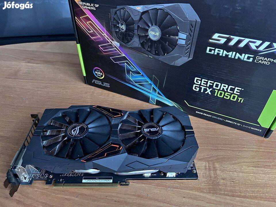 Asus ROG Strix Geforce Gtx 1050TI 4GB LED 1050 Ti Videokártya