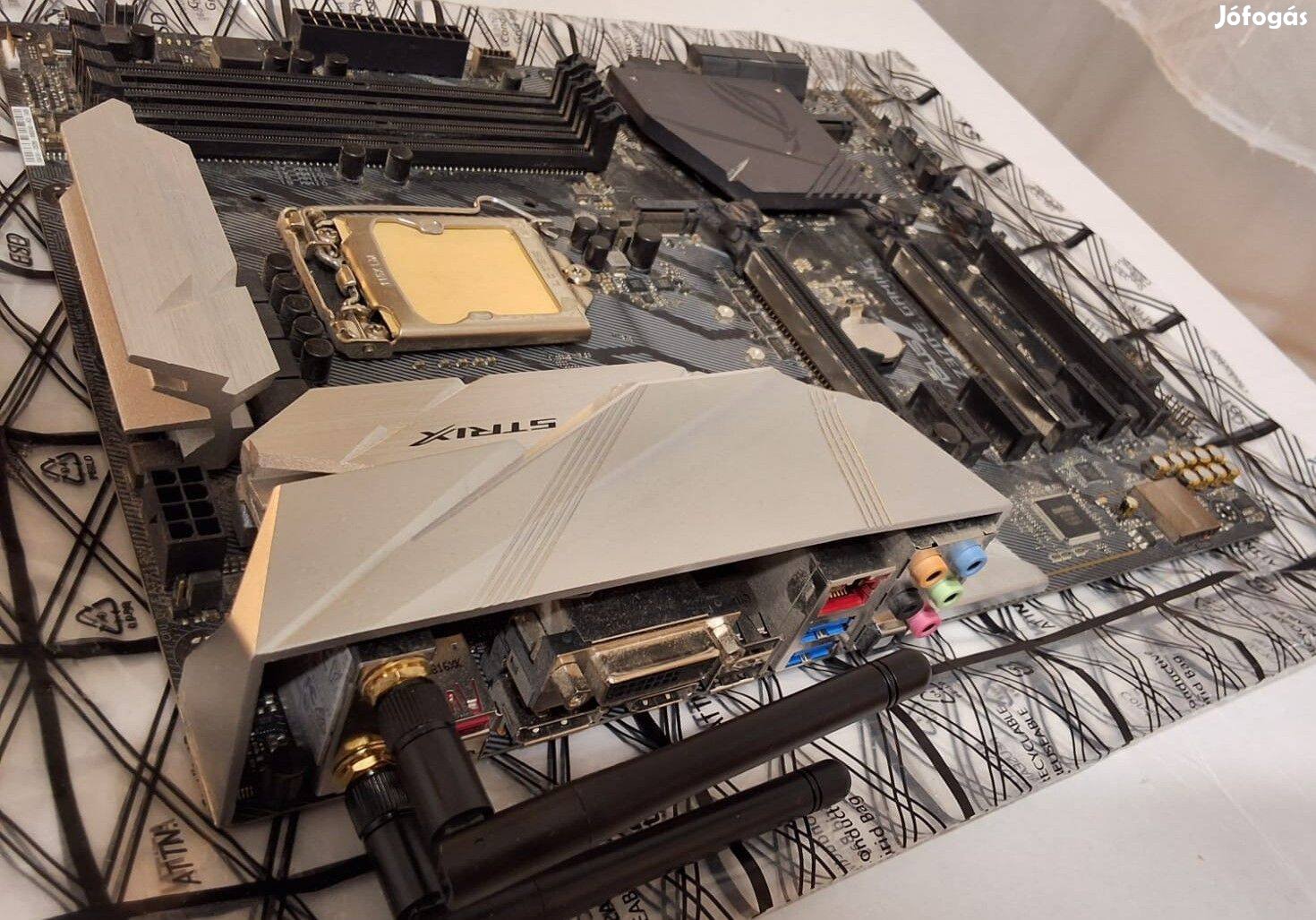 Asus ROG Strix Z370-E Gaming 2xM2 DDR4 wifi alaplap