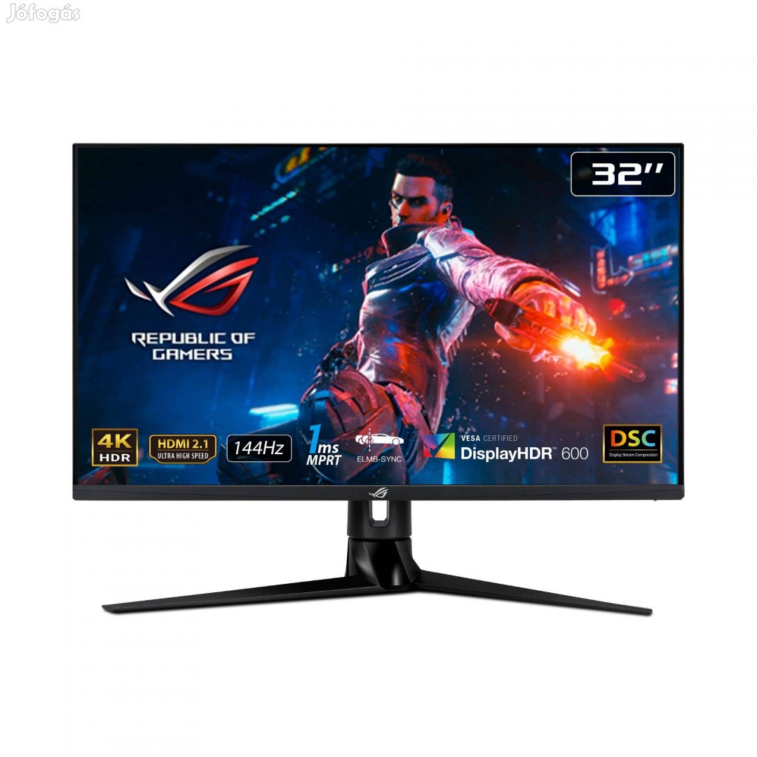 Asus ROG Swift PG32Uq IPS, 4k, 144Hz Garanciális 14 megtekintés