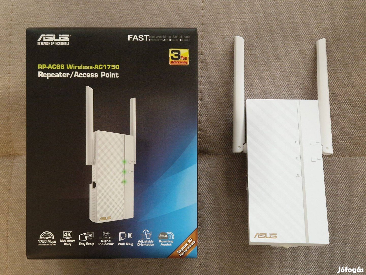 Asus RP-AC66 Wireless AC1750 jelerősítő/access point