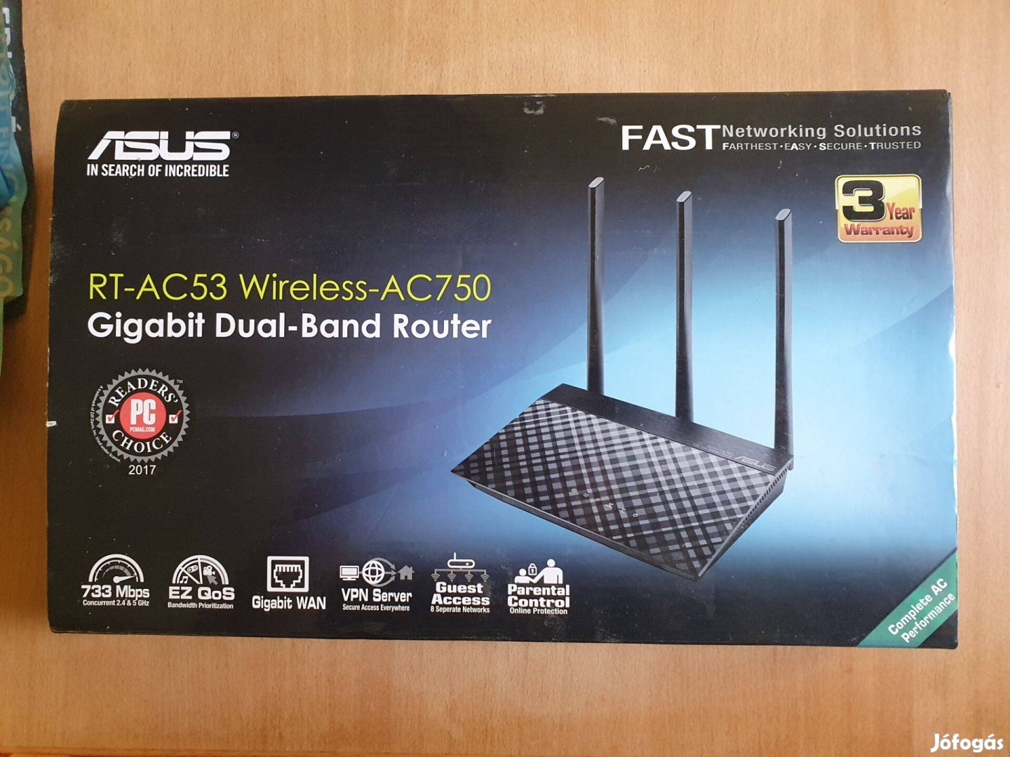 Asus RT-AC53 Dual band AC 750 Gigabit Router Foxpost az árban!