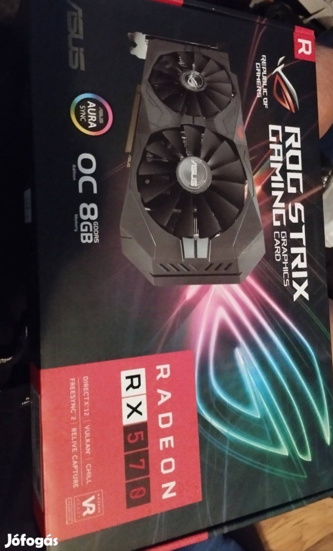 Asus Radeon RX 570 OC 8GB DDR5 (ROG-Strix-RX570